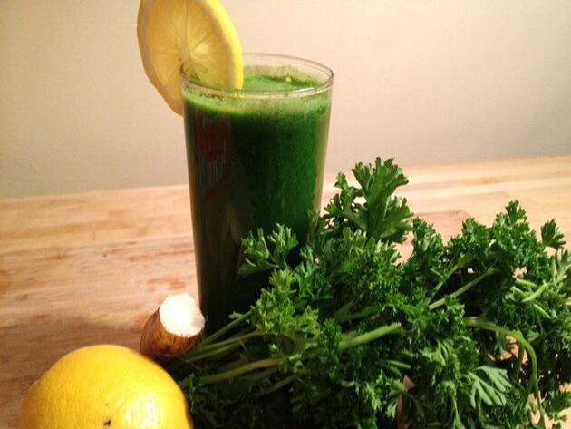 a cocktail of parsley and aloe to increase potency